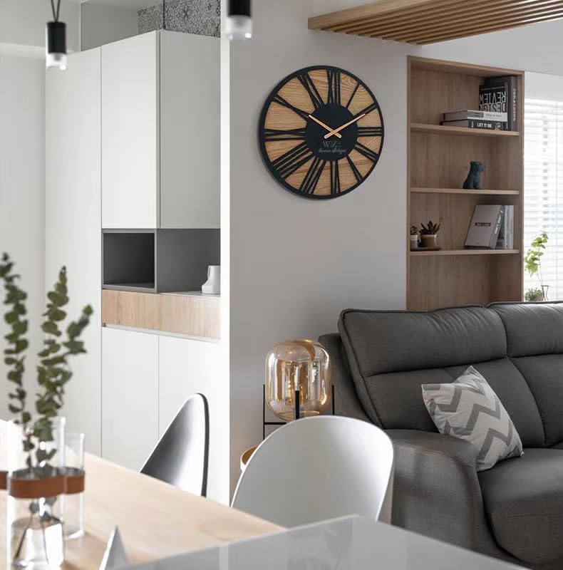 Modern Wooden Wall Clock