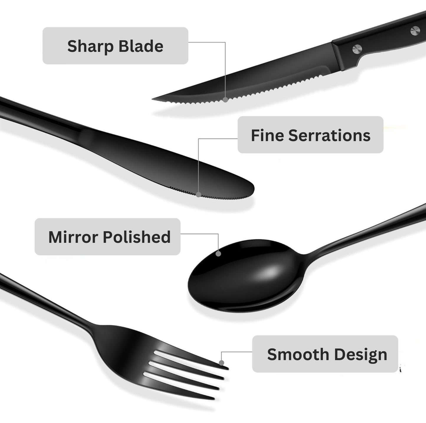 48 Piece Cutlery Set