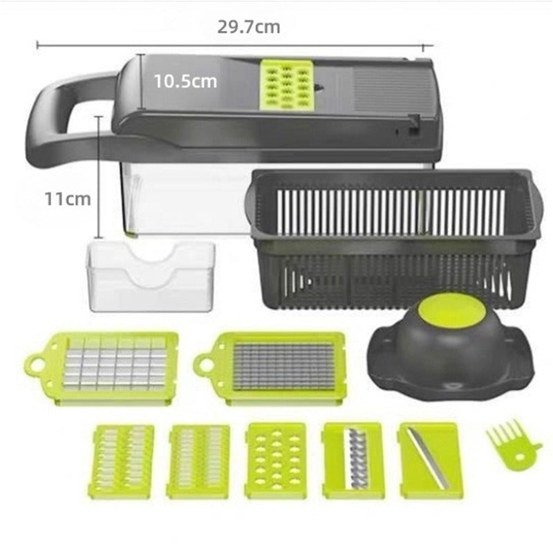 14-in-1 Vegetable Slicer - Food Chopper Cutter