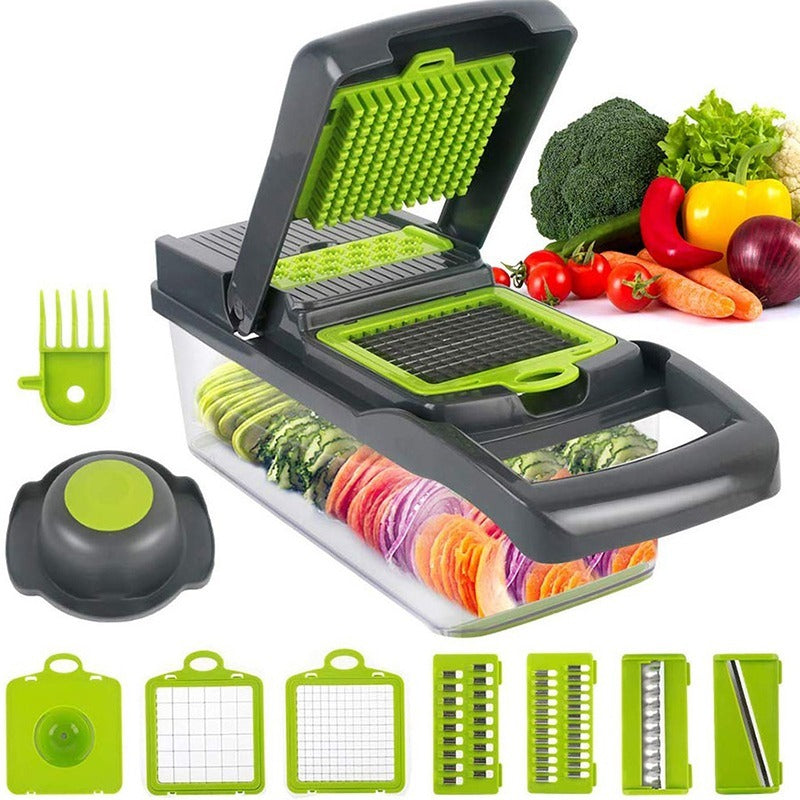 14-in-1 Vegetable Slicer - Food Chopper Cutter