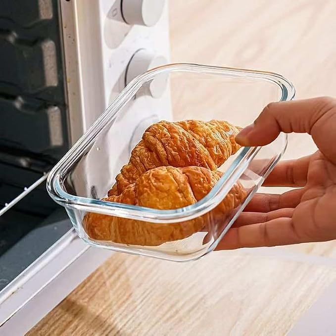 12-Pack Glass Meal Prep Containers with Airtight Leak-Proof Lids - 24-Piece Food Storage Containers Set, Microwave, Oven, Freezer & Dishwasher Safe, BPA-Free