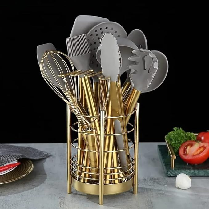 38 Piece Gold Cooking Utensils Set