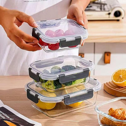 12-Pack Glass Meal Prep Containers with Airtight Leak-Proof Lids - 24-Piece Food Storage Containers Set, Microwave, Oven, Freezer & Dishwasher Safe, BPA-Free
